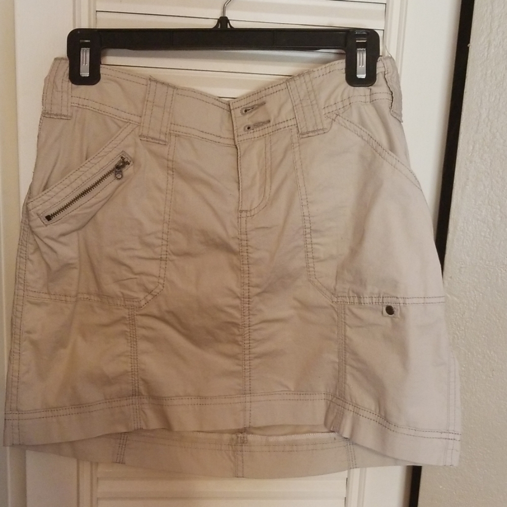 Khaki Mini Skirt